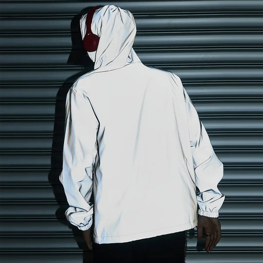 LumenStride™ Stylish Reflective Jacket