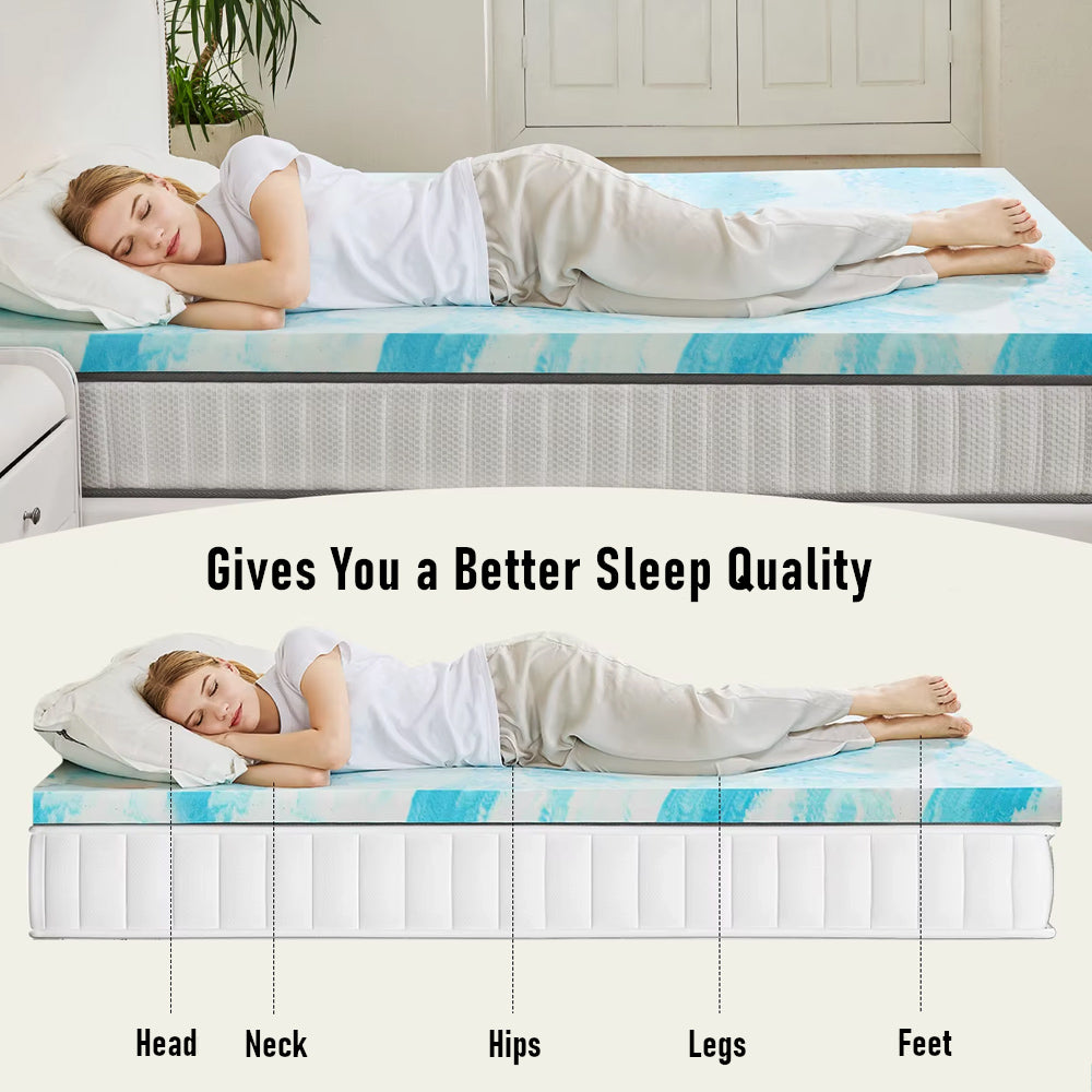 TheHomelogy™ Memory Foam Mattress Topper