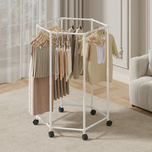 TheHomelogy™ Hexagonal Clothes Rack