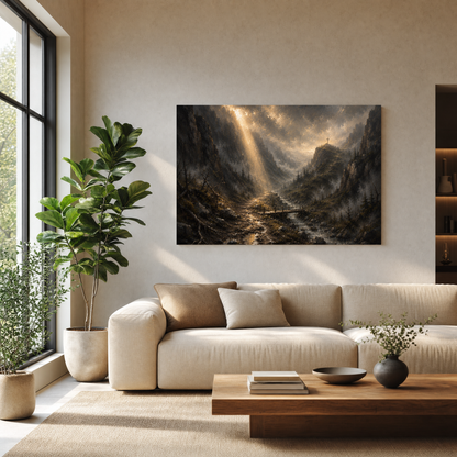 Nichts kann dich seiner Hand entreißen | Leinwand