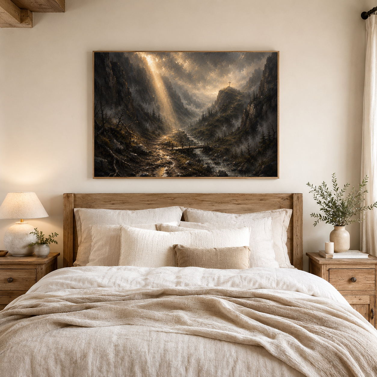 Nichts kann dich seiner Hand entreißen | Leinwand
