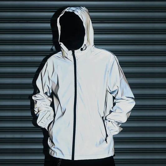 LumenStride™ Stylish Reflective Jacket