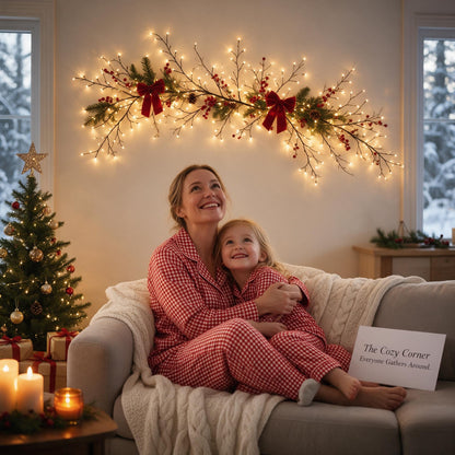 Family enjoying Lumora on Christmas
