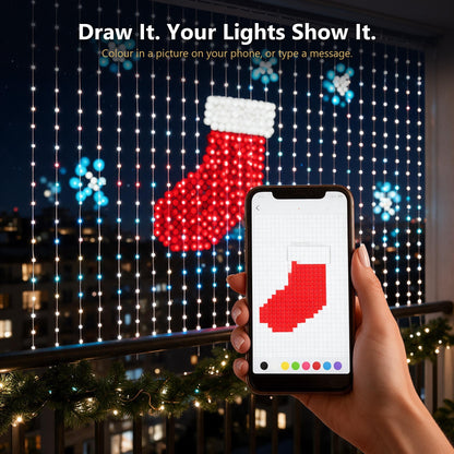 Draw your own design in the app
