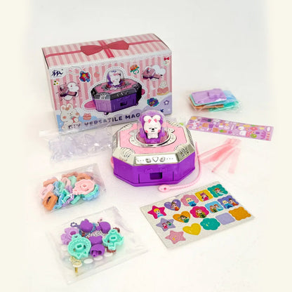Everything in the Playlogy jewelry machine box